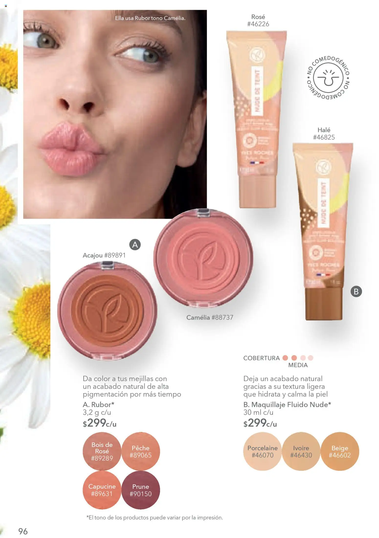 Nuevas ofertas de Yves Rocher válidas en toda la República Mexicana desde el 03.03.2026. ¡Encuentra las mejores ofertas en Yves Rocher campaña 4 2026! | Página: 98 | Productos: Maquillaje, Rubor