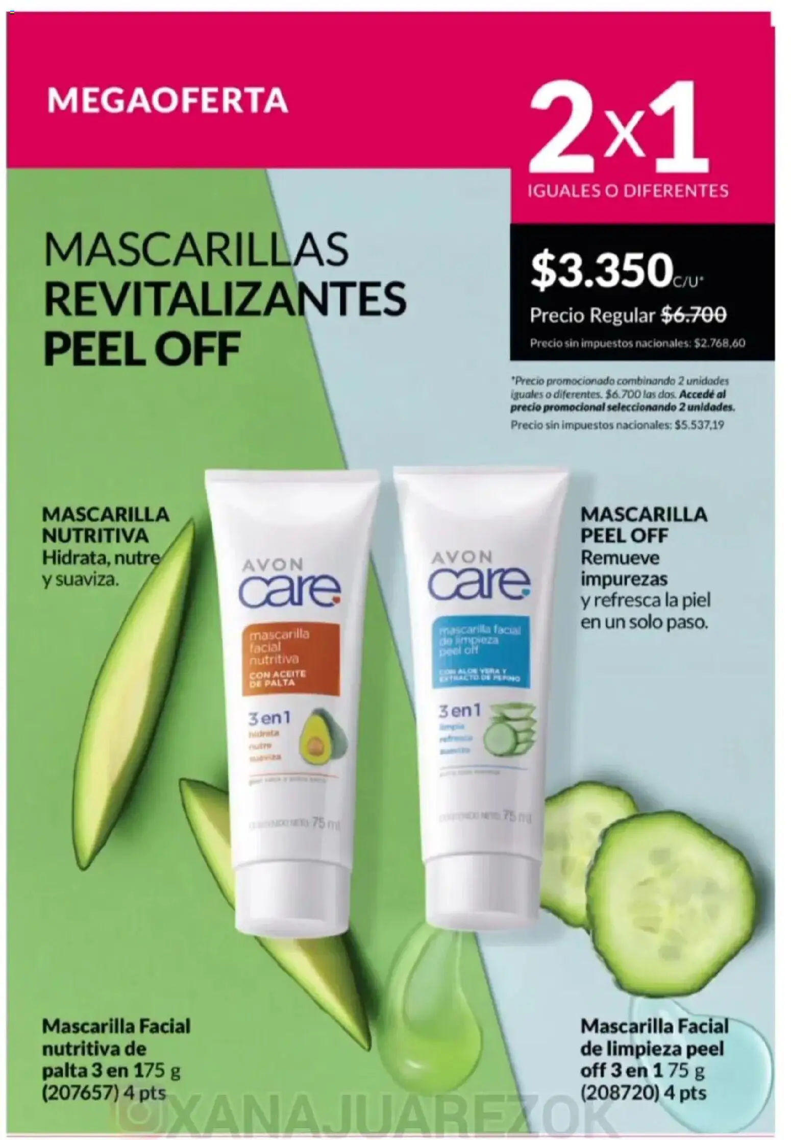 Avon - Campaña 3/2026 │ válido desde el 01.03.2026 | Página: 178 | Productos: Mascarilla, Aceite, Palta