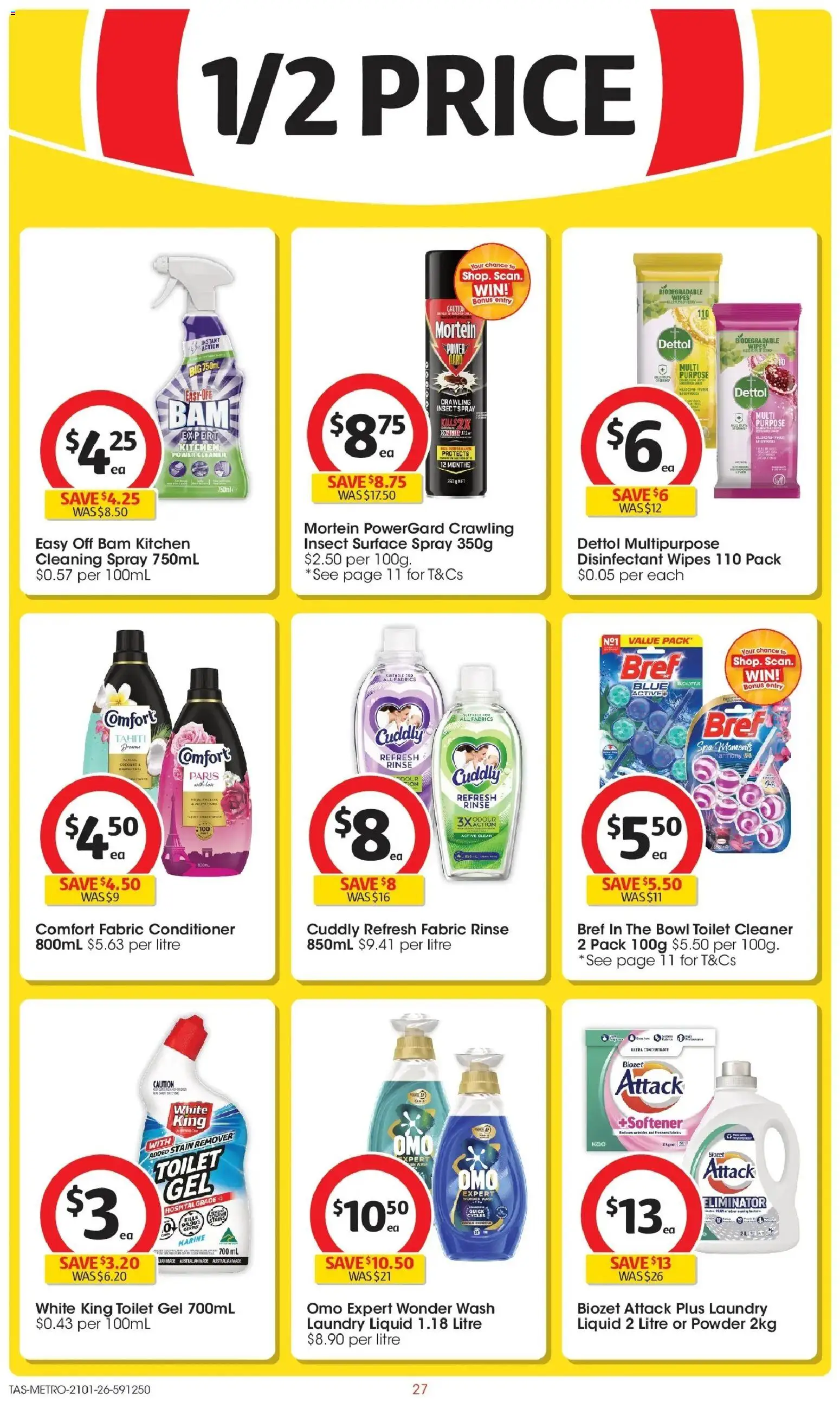 Coles catalogue - valid from 21.01.2026 | Page: 27 | Products: Toilet, Powder, Laundry, Multipurpose