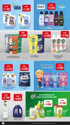 Vista previa Makro Ofertas ALCANZA válido desde el 26.03.2026 | Página: 6 | Productos: Perfume, Jabón en polvo, Suavizante, Limpiador