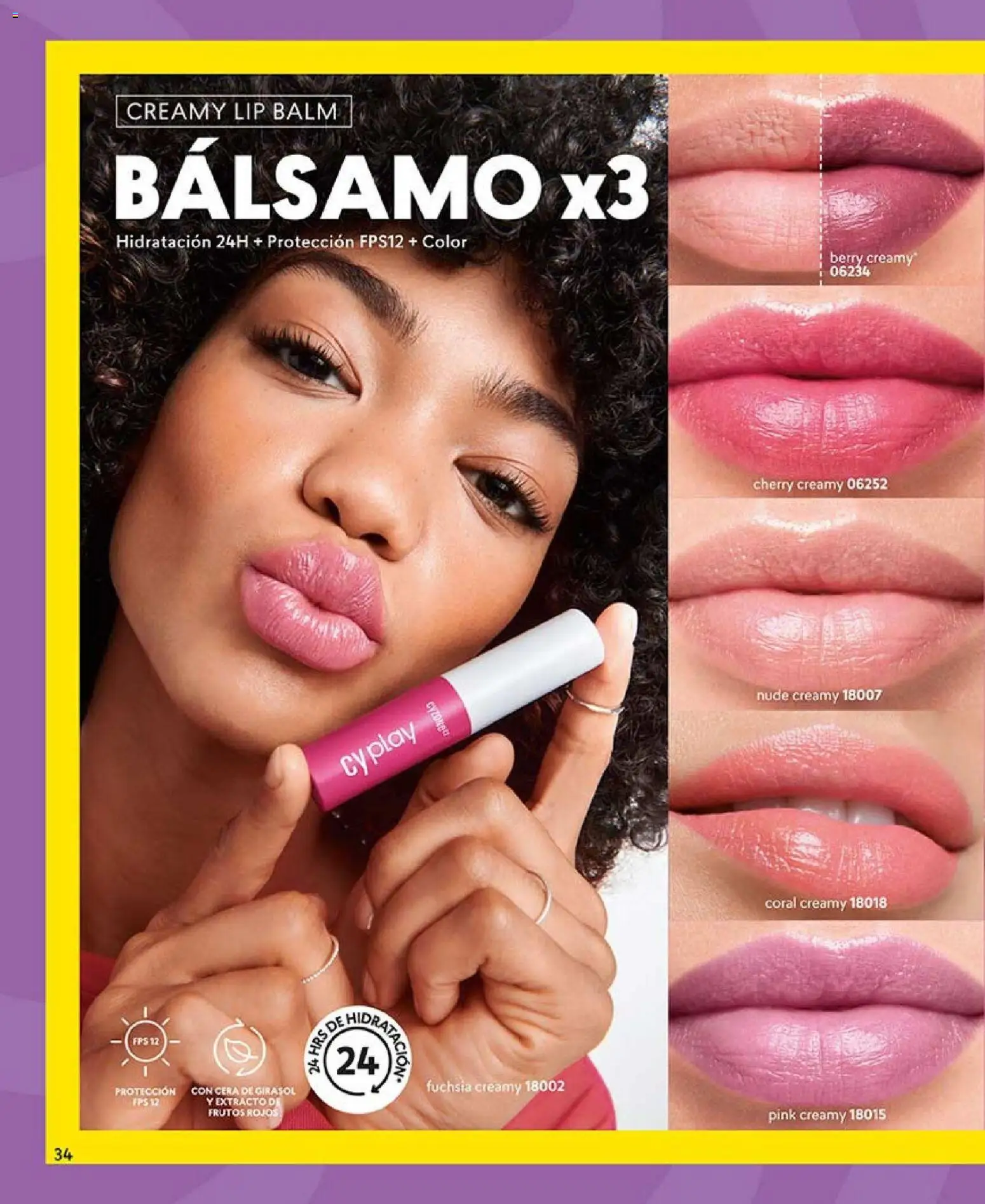 CyZone revista - valida desde el 01.02.2026 | Página: 34 | Productos: Bálsamo, Cera