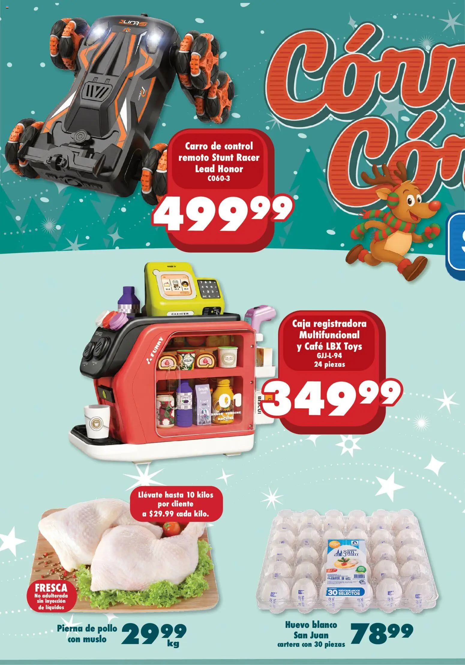 Nuevas ofertas de S-Mart válidas en toda la República Mexicana desde el 02.12.2025. ¡Encuentra las mejores ofertas en S-Mart folleto Juárez! | Página: 2 | Productos: Pollo, Huevo, Café, Control remoto