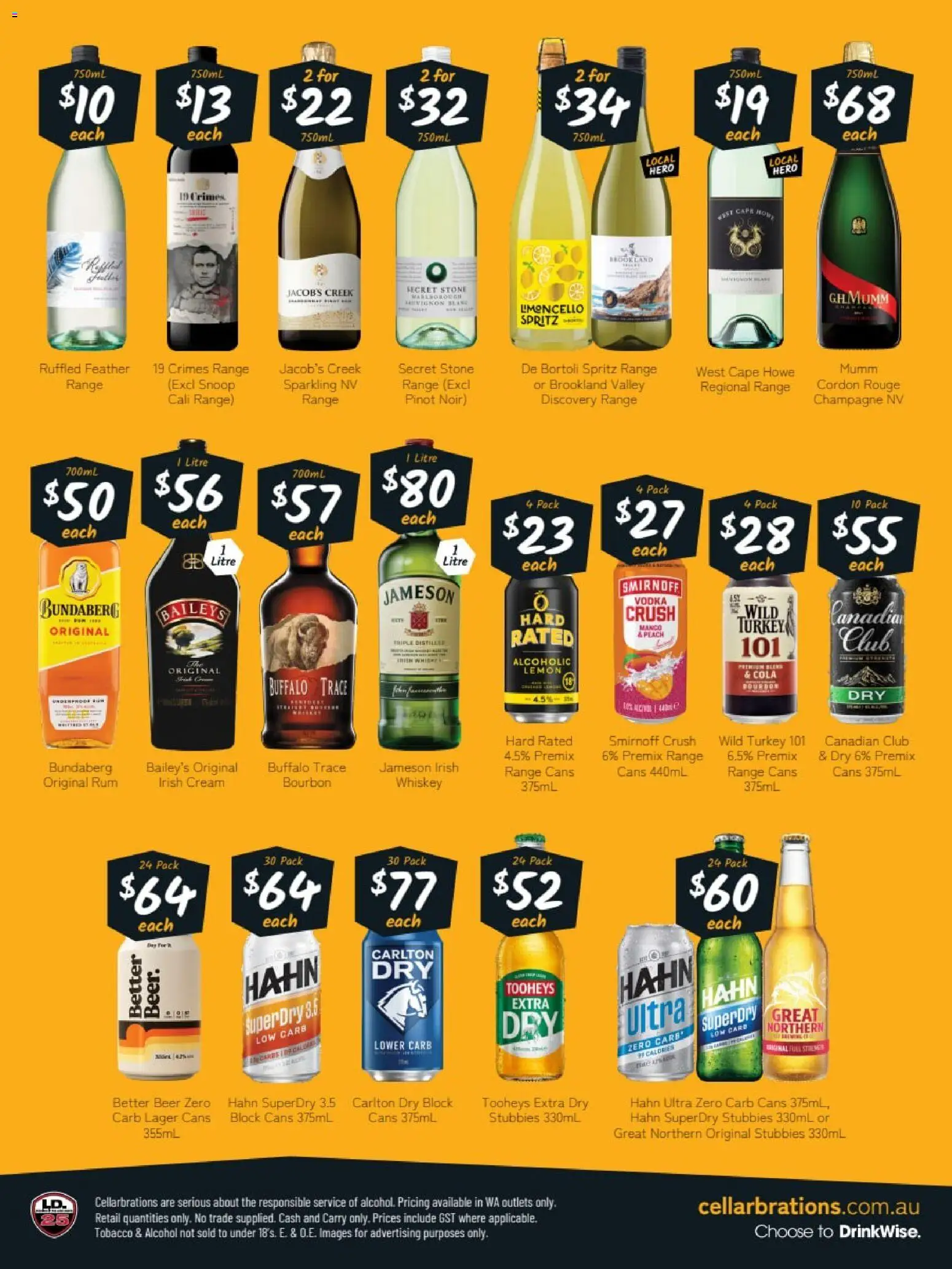 Cellarbrations catalogue - valid from 20.04.2026 | Page: 2 | Products: Cream, Vodka, Whiskey, Turkey