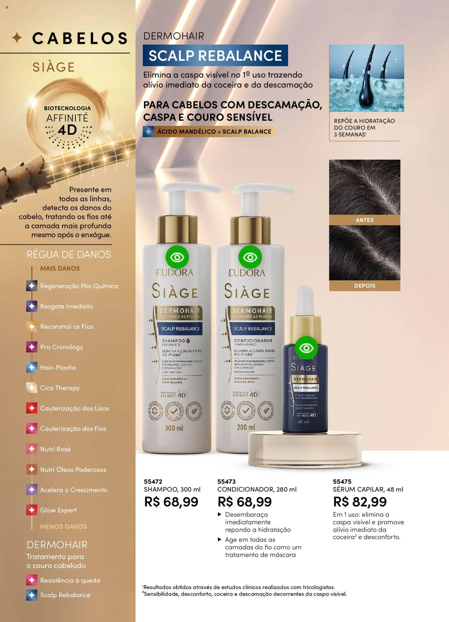 Eudora Folheto - válido de 29.10.2025 | Página: 10 | Produtos: Condicionador, Régua, Sérum, Pá