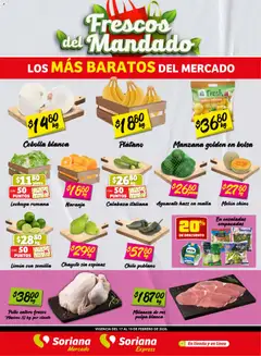 Vista previa de Soriana - Frescos del Mandado Mercado: Saltillo y Torreón, nuevo folleto de la tienda, válido en México a partir del 17.02.2026