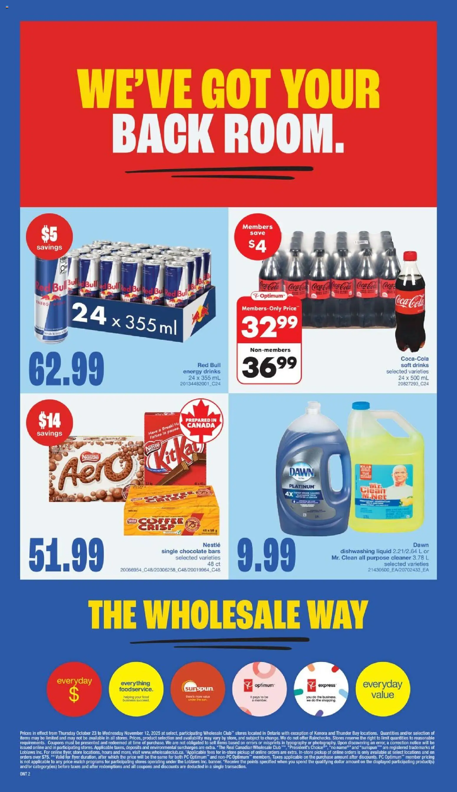 Wholesale Club flyer valid from 23.10.2025 | Page: 6 | Products: PC, Chocolate