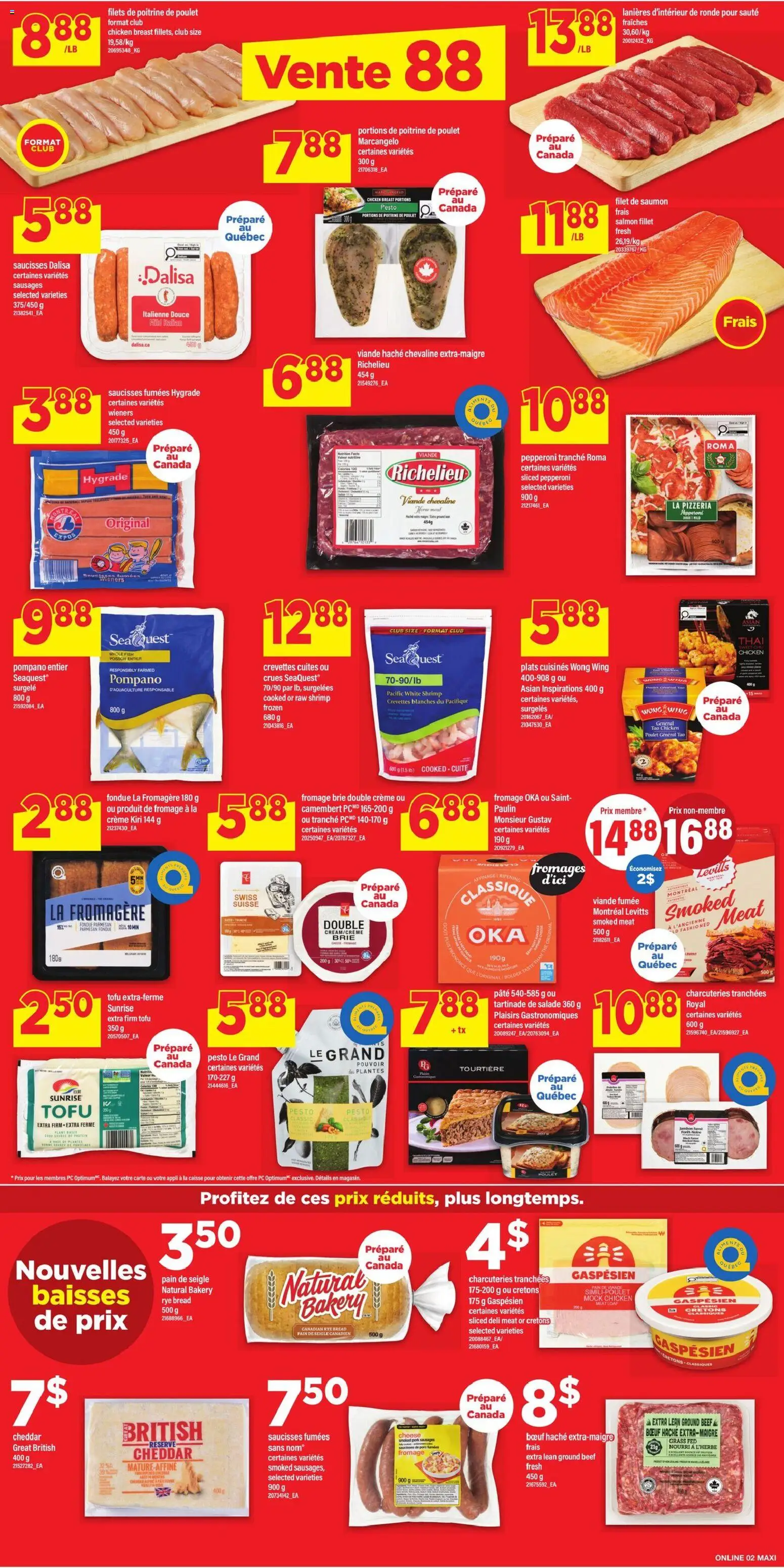 Maxi flyer valid from 15.01.2026 | Page: 7 | Products: PC, Cheese, Bread, Pork