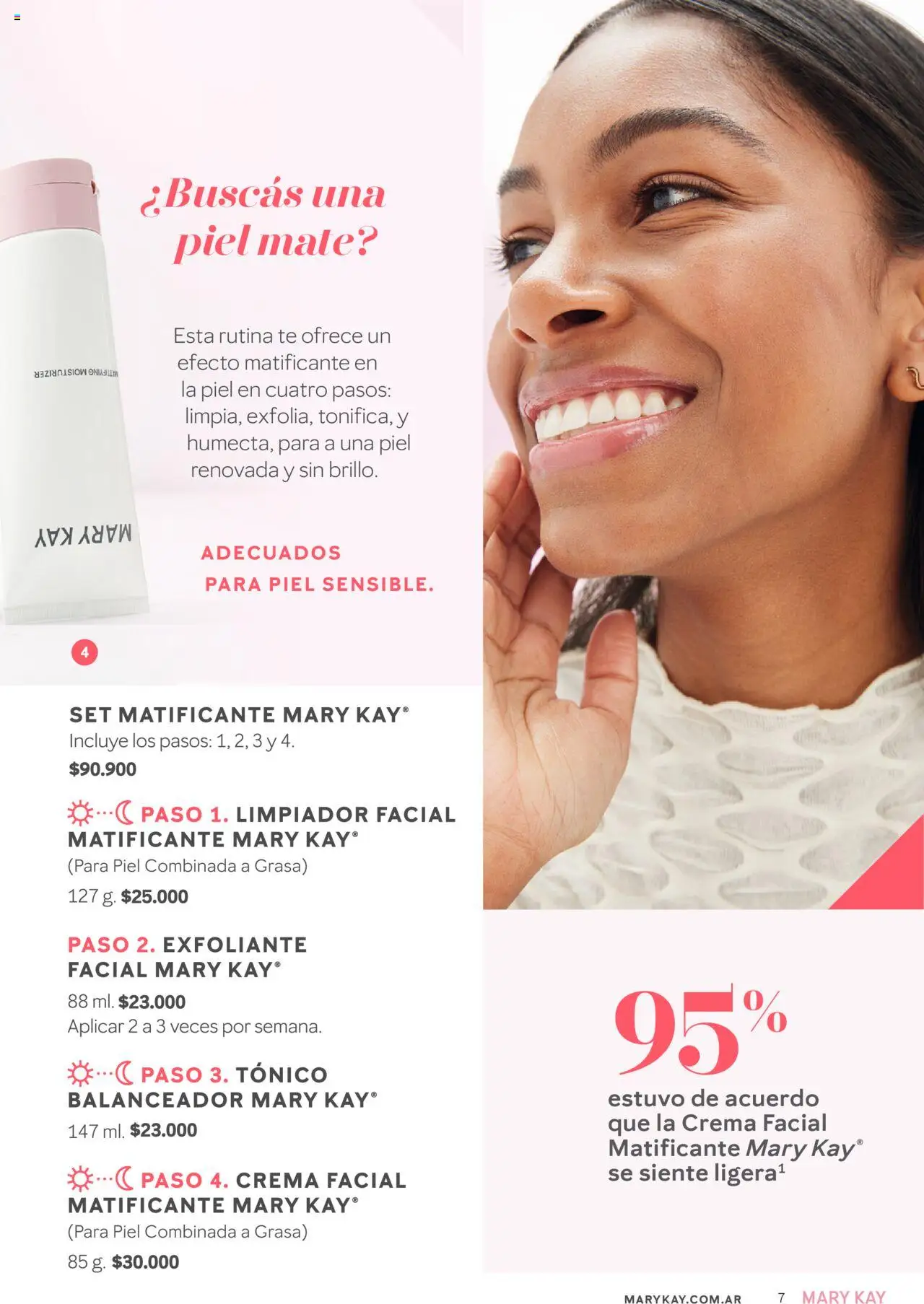 Mary Kay catálogo │ válido desde el 04.04.2025 | Página: 7 | Productos: Exfoliante facial, Té, Crema, Limpiador facial