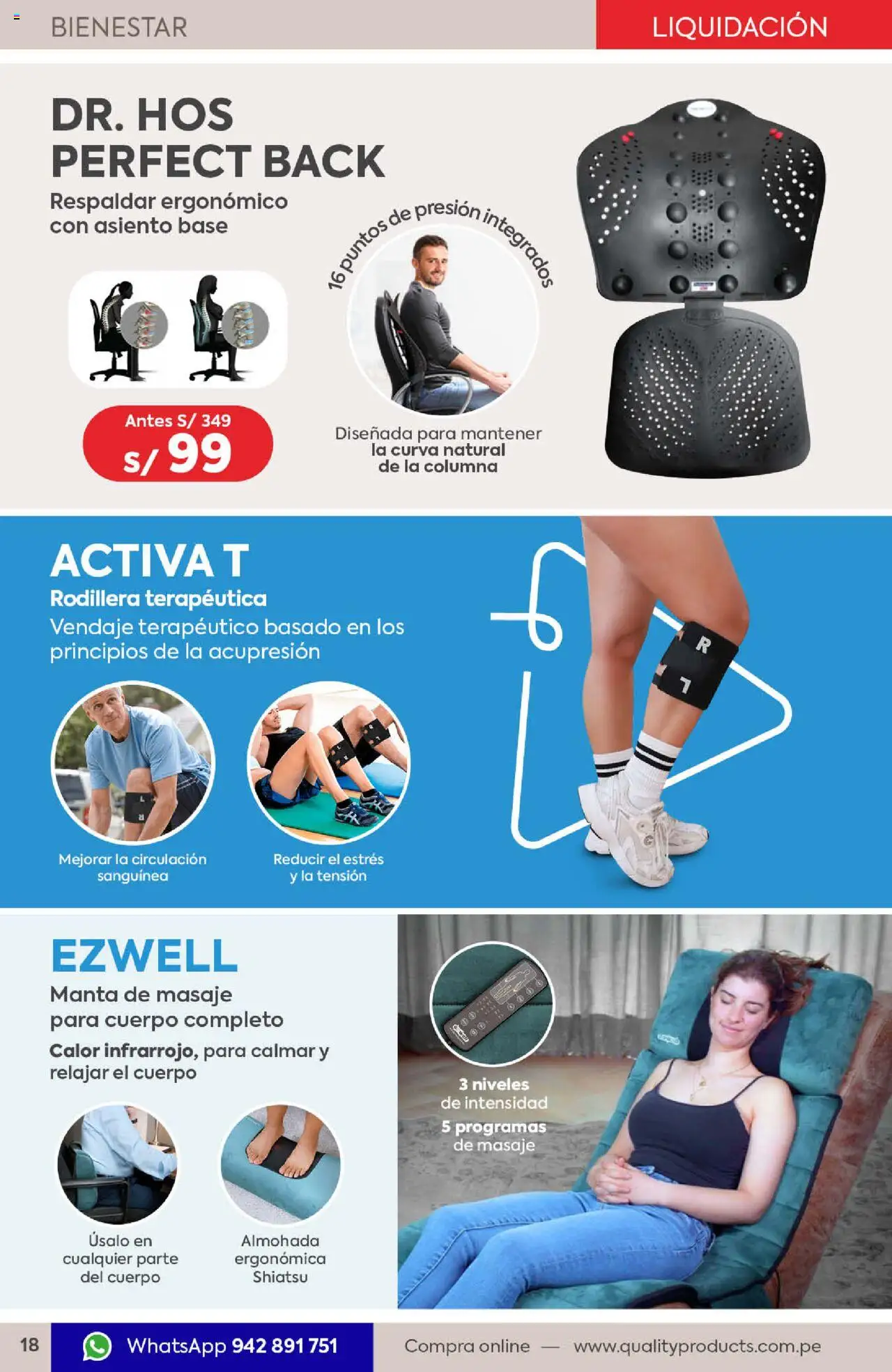 Catálogo Quality Products válido desde 01.07.2025 | Página: 18 | Productos: Almohada