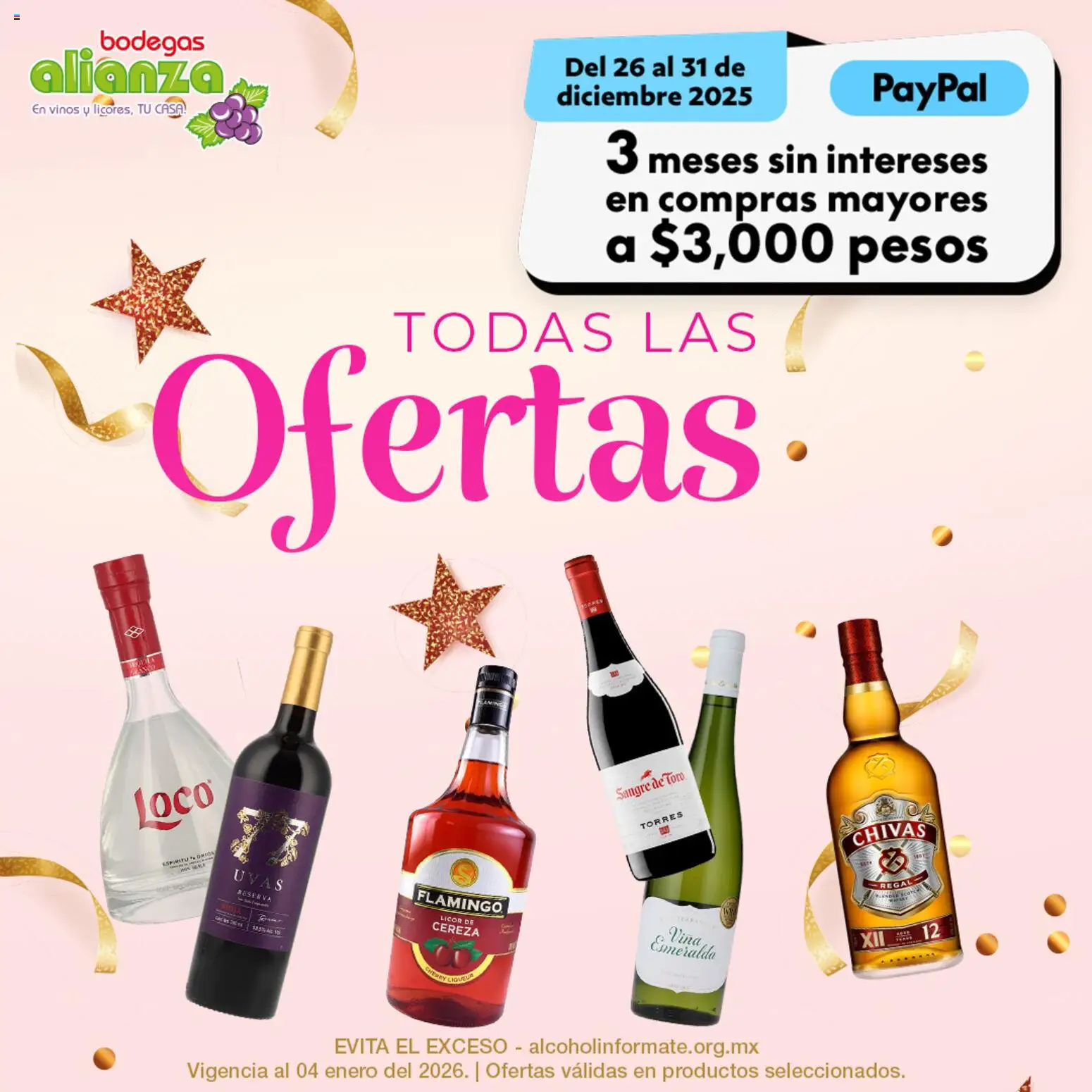 Nuevas ofertas de Bodegas Alianza válidas en toda la República Mexicana desde el 31.12.2025. ¡Encuentra las mejores ofertas en Bodegas Alianza catálogo Ofertas ! | Página: 1