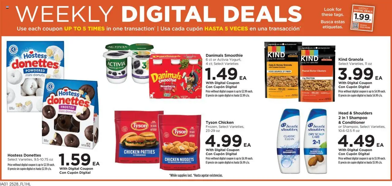 Food 4 Less Weekly Ad - valid from 13.08.2025 | Page: 2 | Products: Shampoo, Conditioner, Butter