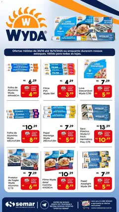 Semar Supermercado - Ofertas Wyda - Pré-Visualização do folheto da loja Semar Supermercado, válido de 30.10.2025 | Página: 1