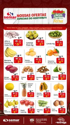 Semar Supermercado ofertas Terça e Quarta da Feira - Pré-Visualização do folheto da loja Semar Supermercado, válido de 24.03.2026
