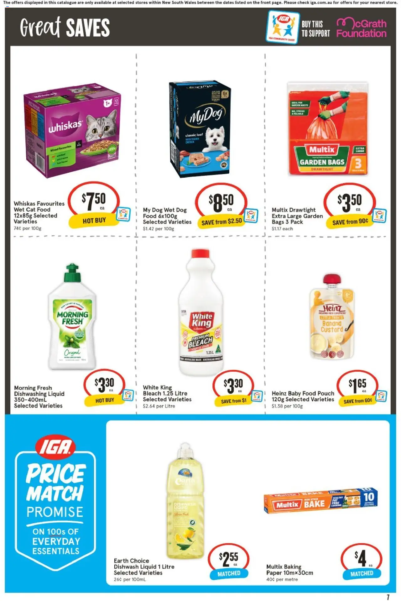 IGA catalogue - valid from 10.09.2025 | Page: 8 | Products: Baby food, Foundation