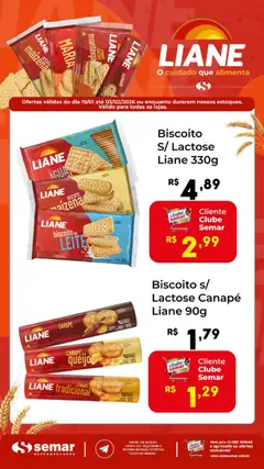 Semar Supermercado - Ofertas Liane  - Pré-Visualização do folheto da loja Semar Supermercado, válido de 19.01.2026