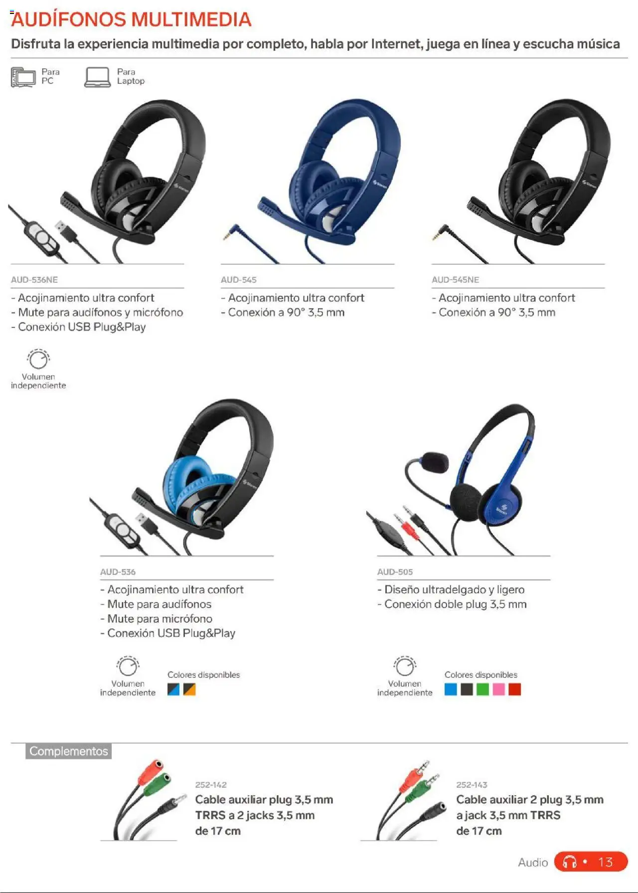 Nuevas ofertas de Steren válidas en toda la República Mexicana desde el 01.01.2025. ¡Encuentra las mejores ofertas en Steren catálogo! | Página: 31 | Productos: Usb, Audio, Audífonos, Cable