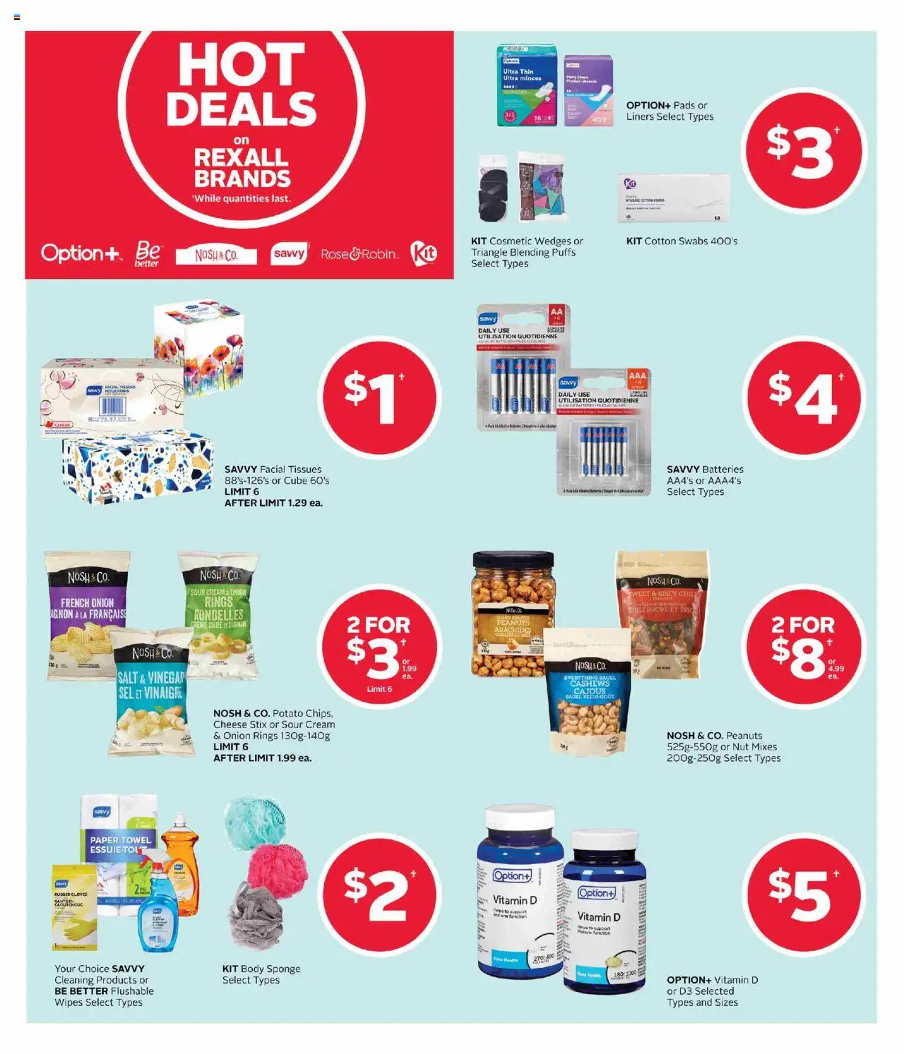 Rexall flyer valid from 10.10.2025 | Page: 4 | Products: Sour cream, Cream, Sponge, Cheese