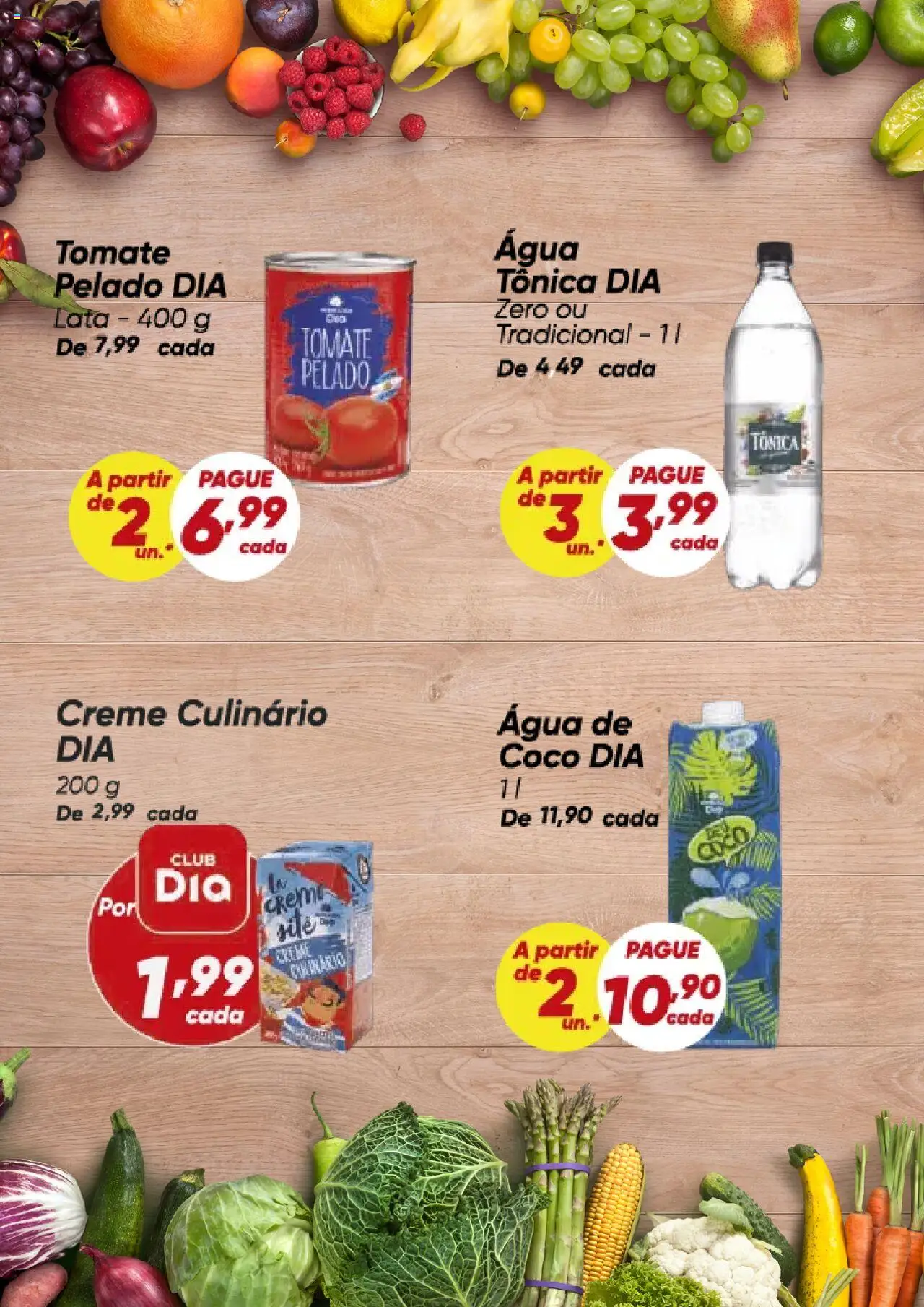 Dia Folheto - válido de 04.08.2025 | Página: 3 | Produtos: Coco, Água de coco, Creme