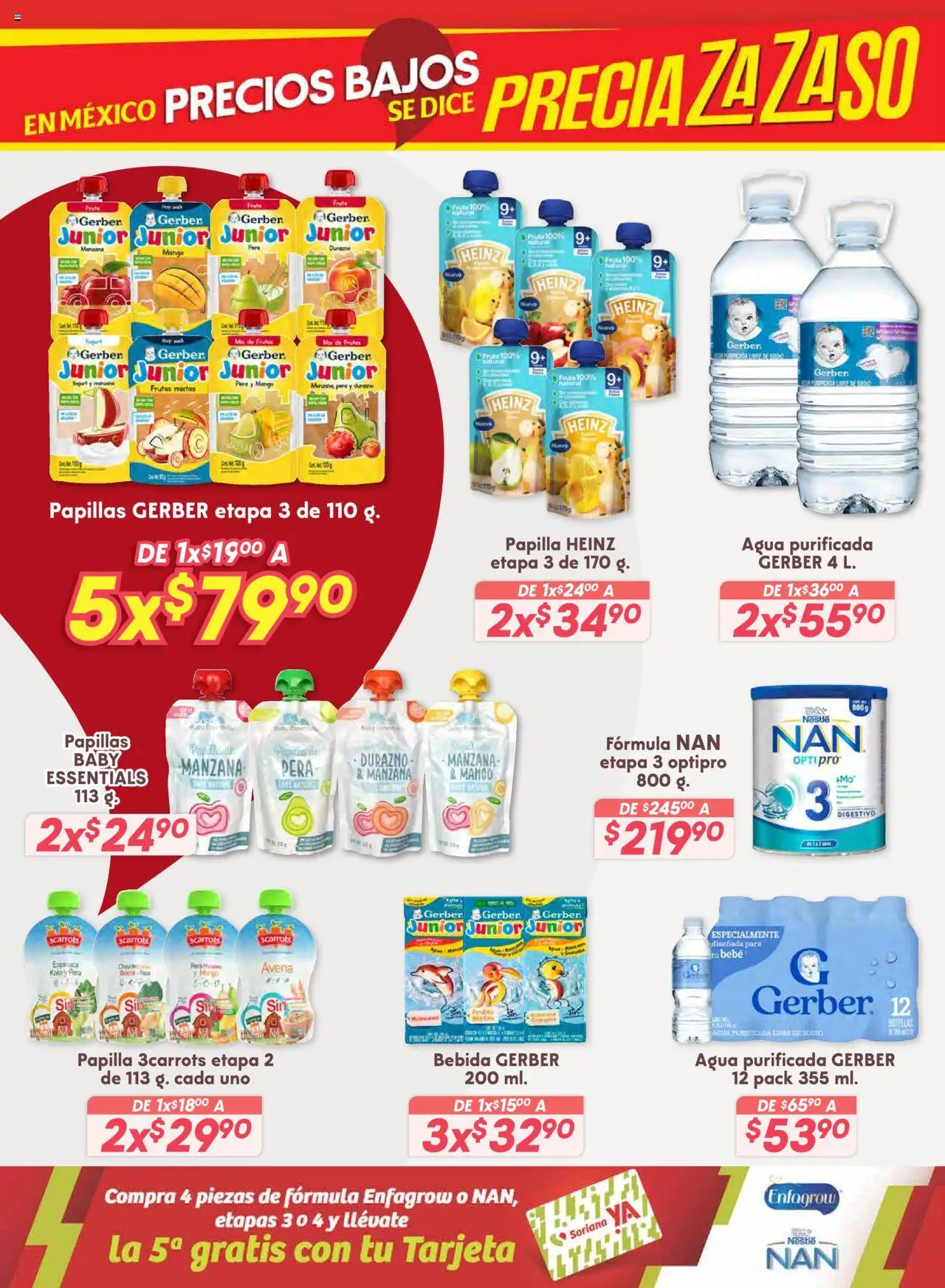 Nuevas ofertas de Soriana válidas en toda la República Mexicana desde el 14.08.2025. ¡Encuentra las mejores ofertas en Soriana - Preciazazaso Híper: Valle de México! | Página: 33 | Productos: Durazno, Avena, Agua, Mango