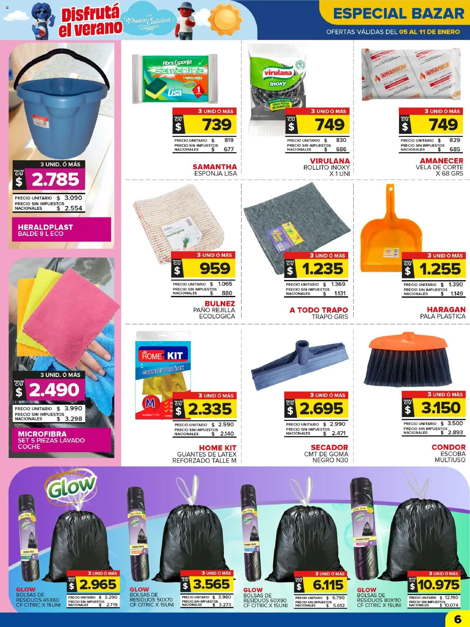 Carrefour Maxi catálogo │ válido desde el 05.01.2026 | Página: 7 | Productos: Esponja, Pala, Escoba, Guantes