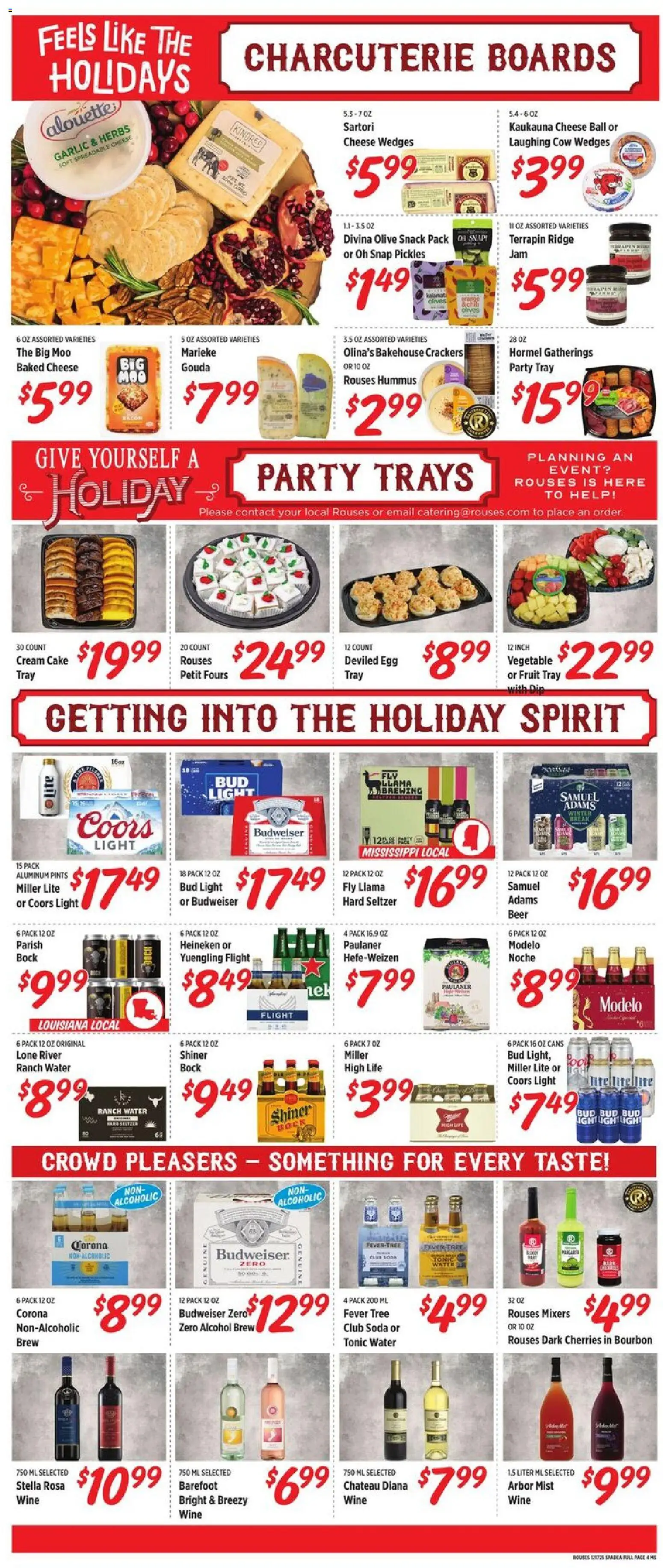 Rouses Weekly Ad - MS - valid from 17.12.2025 | Page: 5 | Products: Ridge, Wine, Beer, Cream