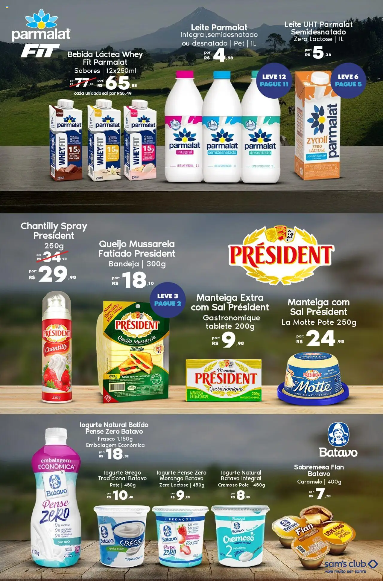 Sam's Club Folheto - válido de 21.07.2025 | Página: 5 | Produtos: Leite, Chocolate, Bebida, Mussarela