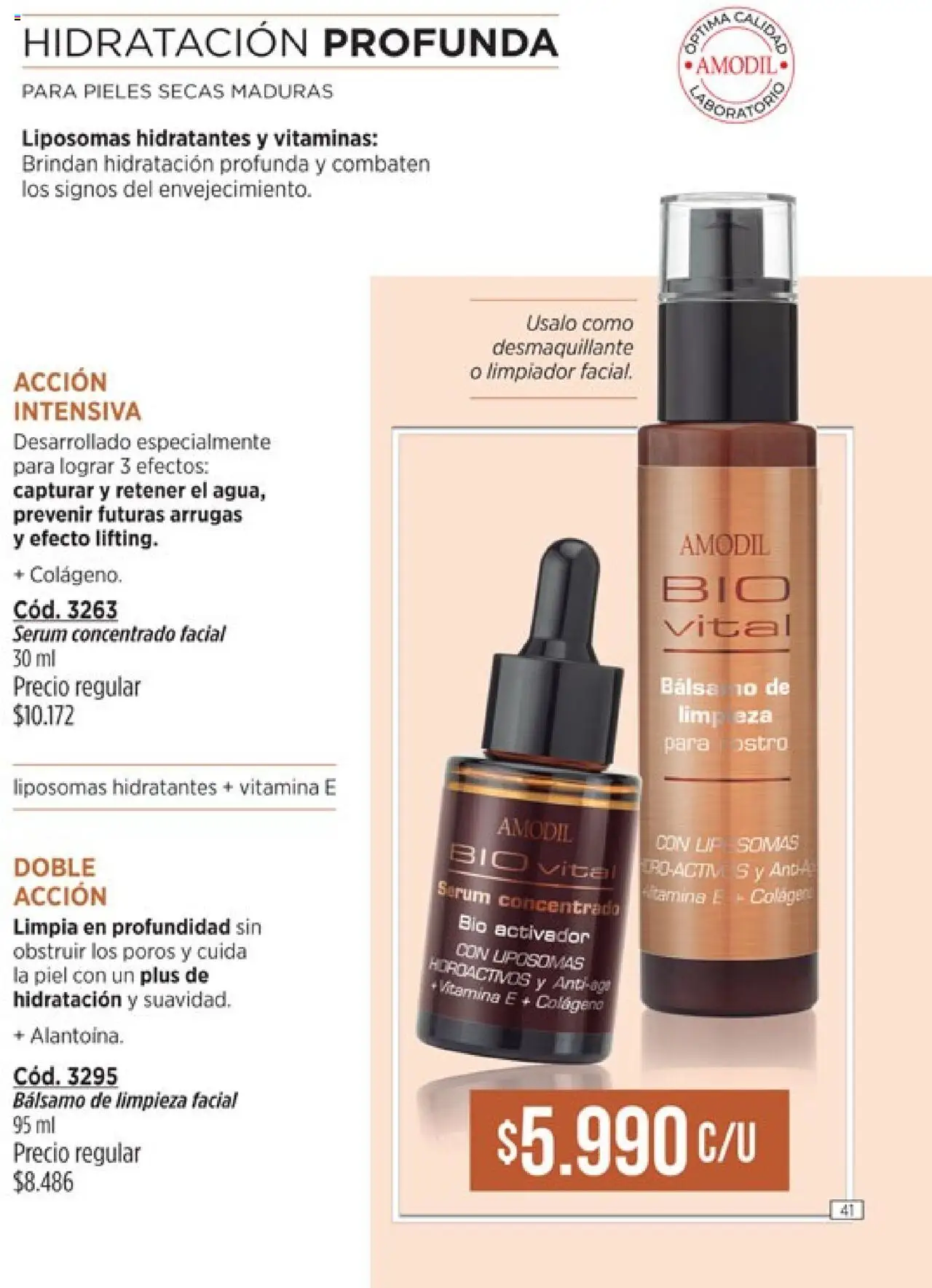 Catálogo Amodil Campaña 14 │ válido desde el 19.08.2025 | Página: 41 | Productos: Vitaminas, Serum, Bálsamo, Limpiador