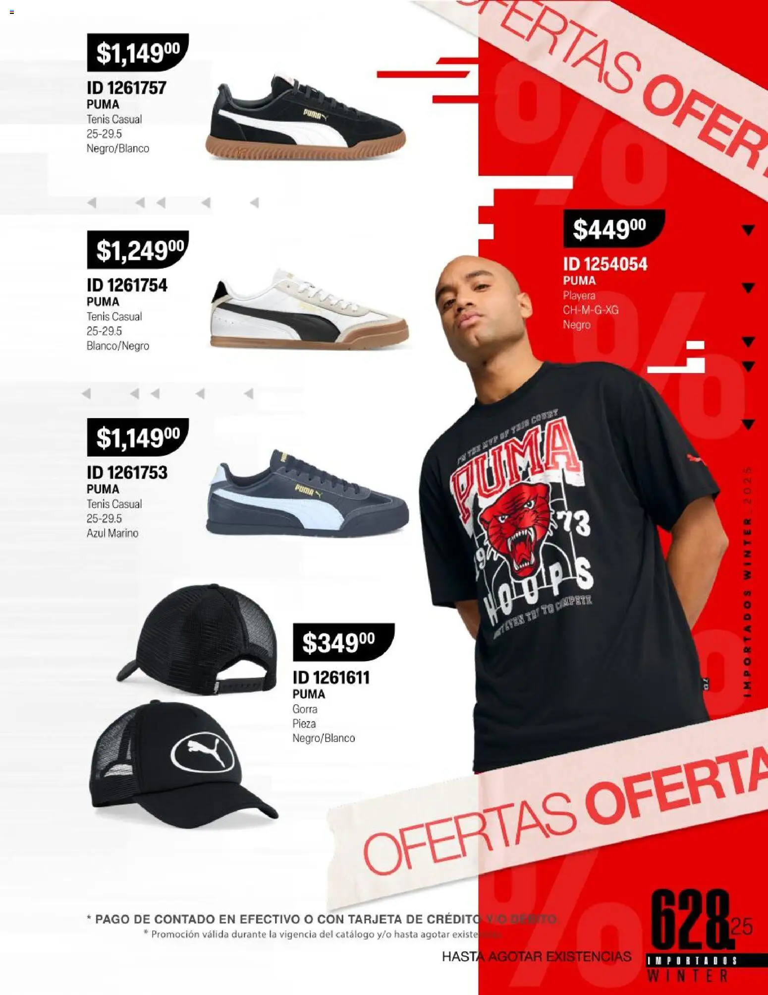 Nuevas ofertas de Price Shoes válidas en toda la República Mexicana desde el 24.11.2025. ¡Encuentra las mejores ofertas en Price Shoes catálogo Importados Winter! | Página: 2 | Productos: Tenis, Gorra, Playera