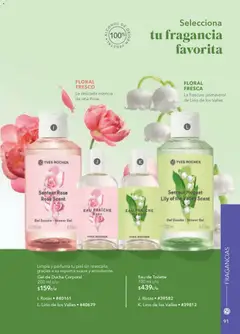 Vista previa de Yves Rocher campaña 1 2026, nuevo folleto de la tienda, válido en México a partir del 30.12.2025 | Página: 93 | Productos: Espuma, Fragancia, Eau de toilette, Gel de ducha