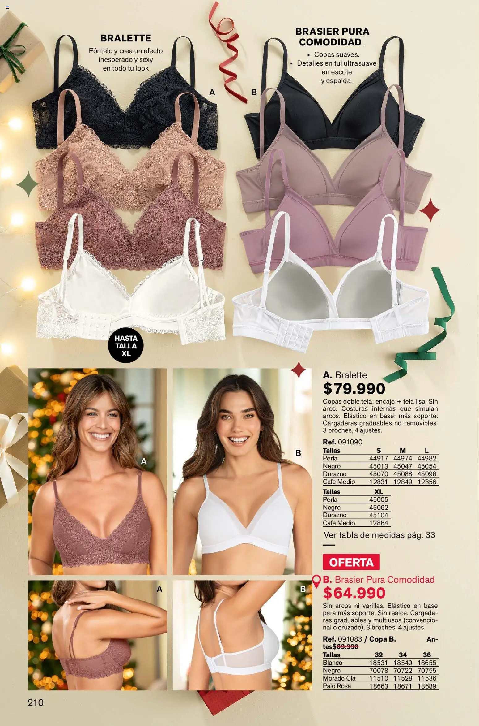 Leonisa revista - valida desde el 13.11.2025 | Página: 210 | Productos: Brasier, Durazno, Café