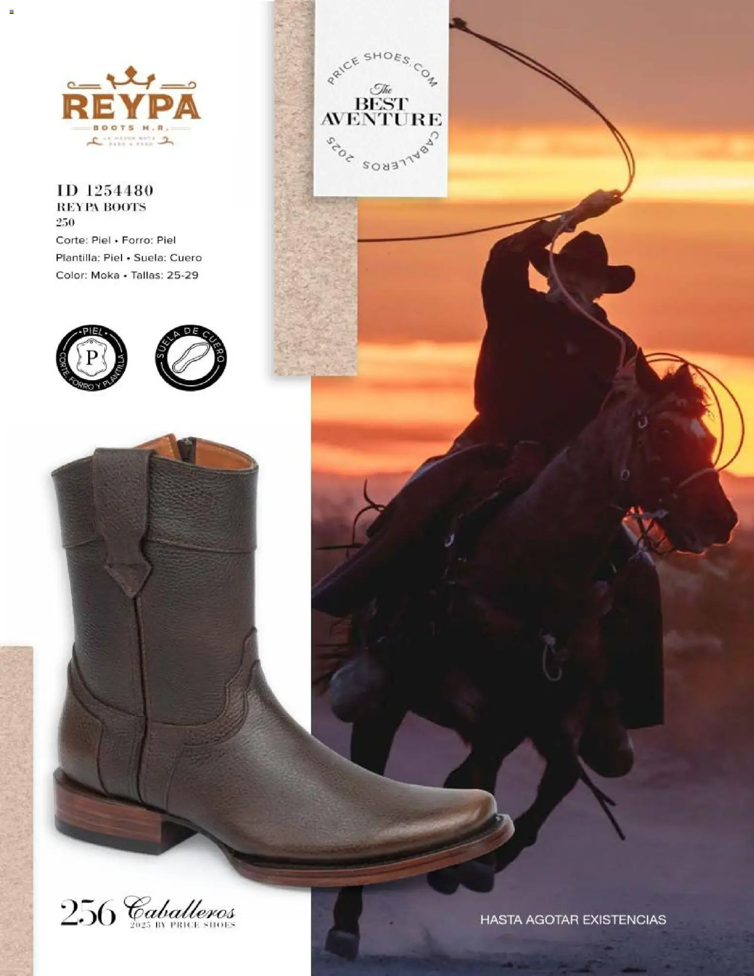 Nuevas ofertas de Price Shoes válidas en toda la República Mexicana desde el 26.11.2025. ¡Encuentra las mejores ofertas en Price Shoes catálogo Caballeros! | Página: 256