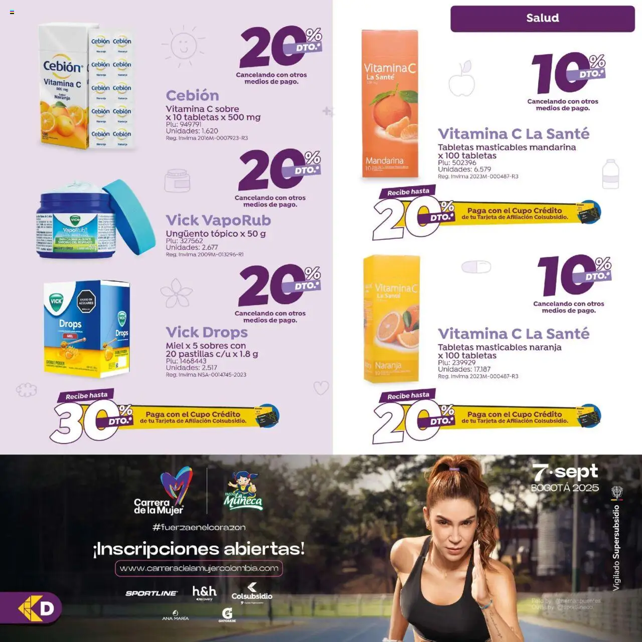Colsubsidio revista - valida desde el 10.08.2025 | Página: 4 | Productos: Sobre