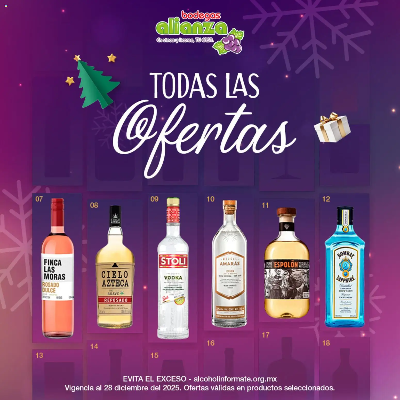 Nuevas ofertas de Bodegas Alianza válidas en toda la República Mexicana desde el 25.12.2025. ¡Encuentra las mejores ofertas en Bodegas Alianza catálogo Todas las Ofertas! | Página: 1 | Productos: Vodka