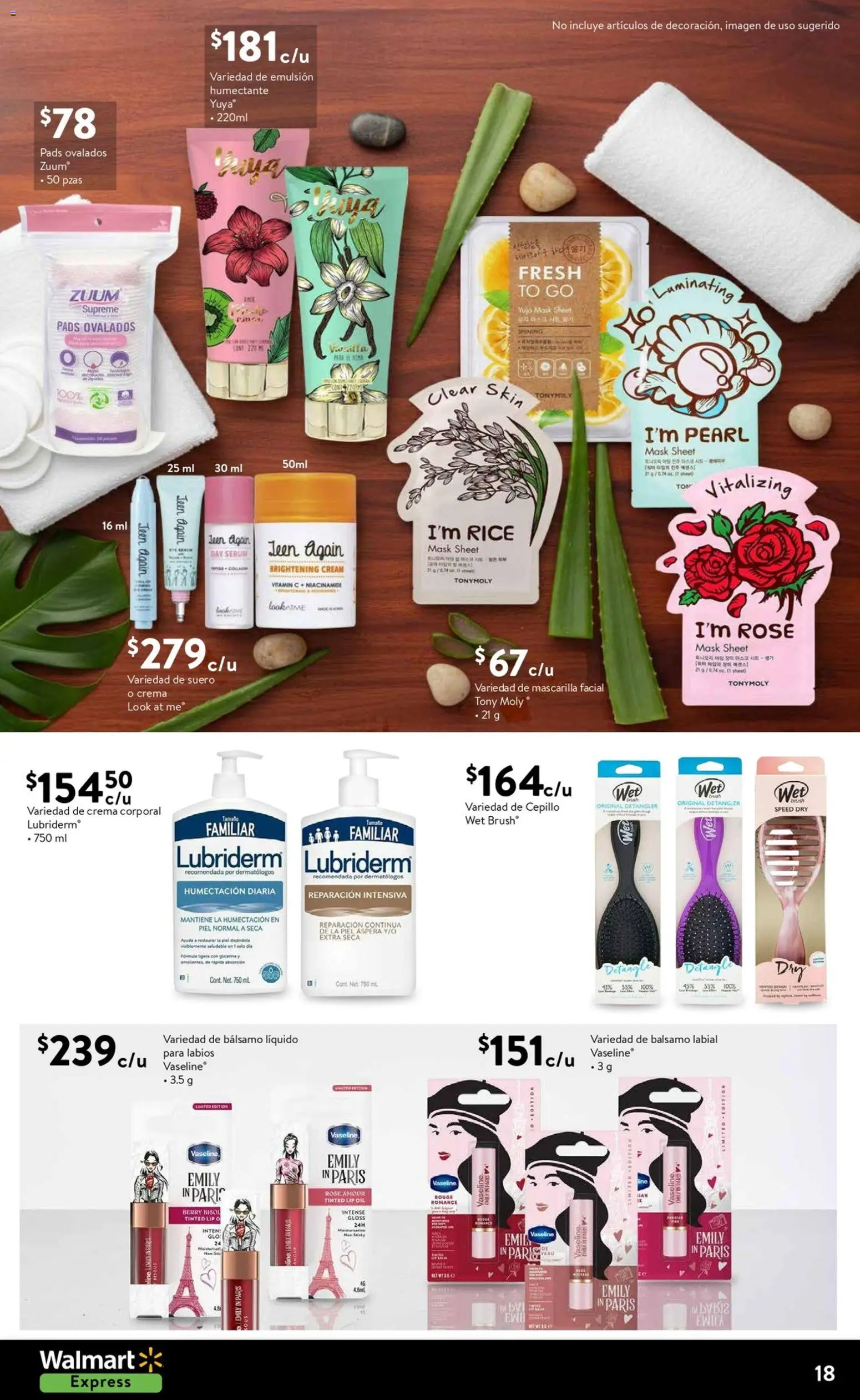Nuevas ofertas de Walmart Express válidas en toda la República Mexicana desde el 01.01.2026. ¡Encuentra las mejores ofertas en Walmart Express folleto! | Página: 18 | Productos: Crema, Cepillo, Emulsión, Bálsamo