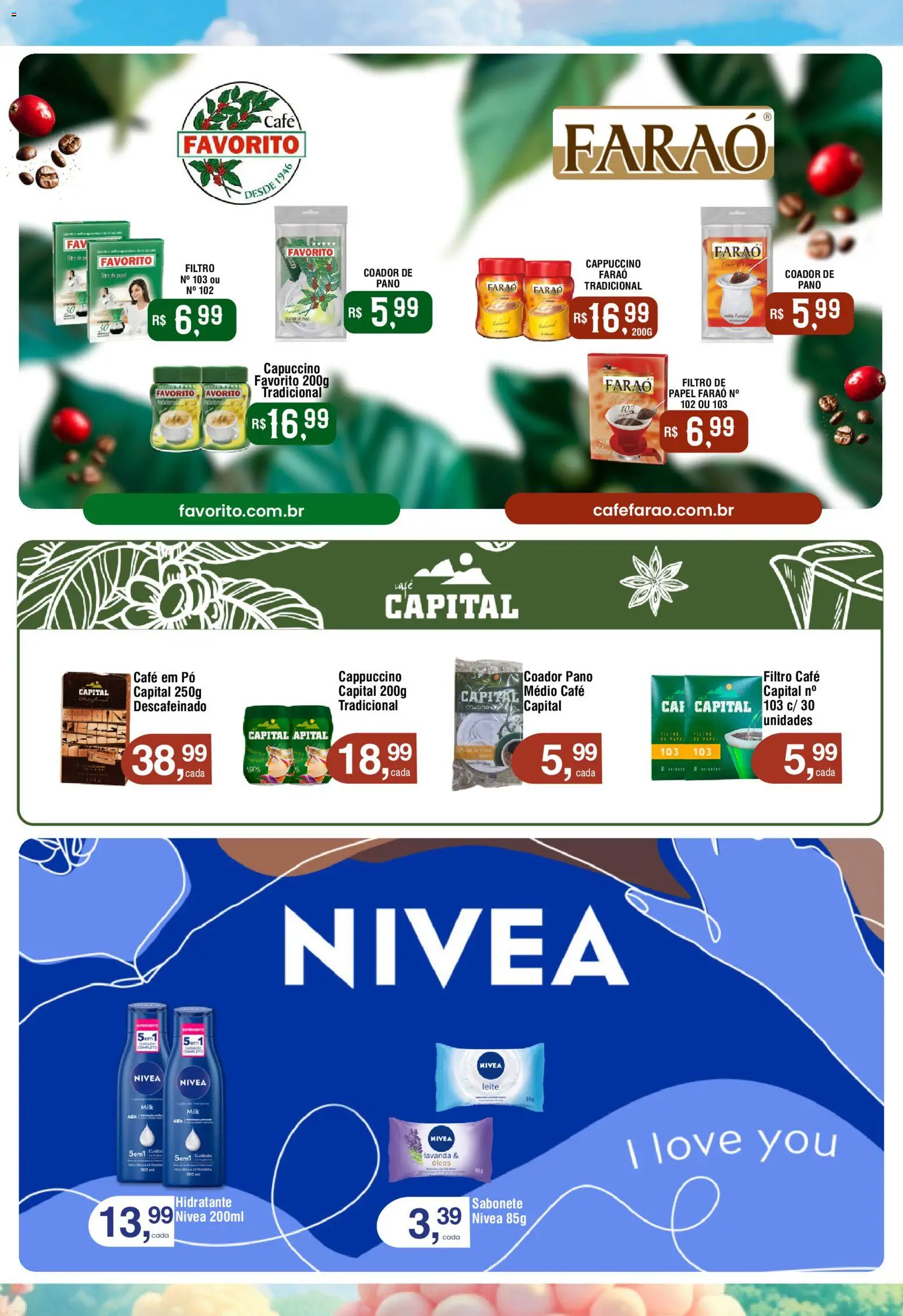 Royal Supermercados Folheto - válido de 16.03.2026 | Página: 13 | Produtos: Pó, Leite, Café, Sabonete