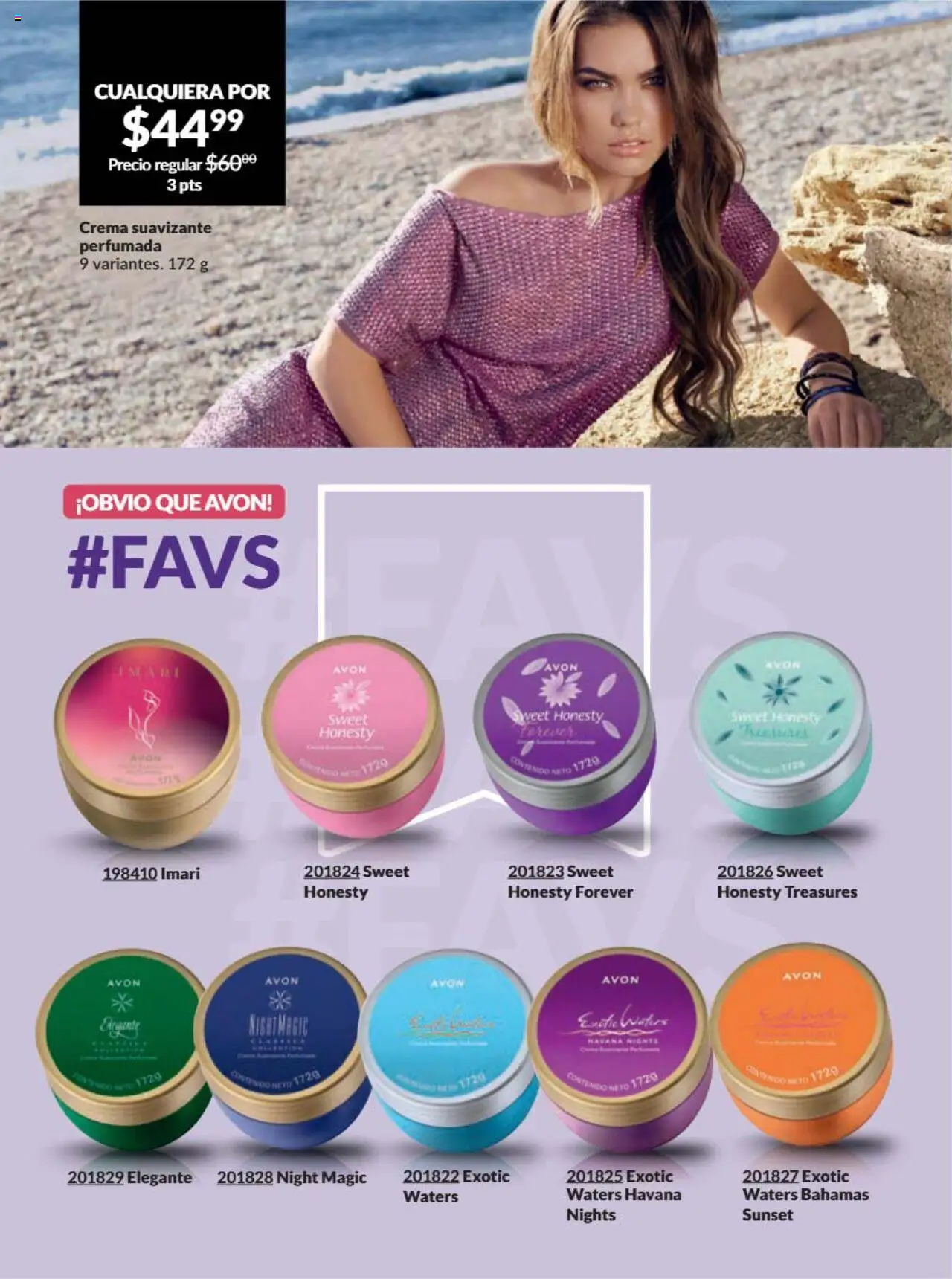 Nuevas ofertas de AVON válidas en toda la República Mexicana desde el 09.10.2025. ¡Encuentra las mejores ofertas en AVON - Campaña 16 2025! | Página: 120 | Productos: Crema, Suavizante, Body