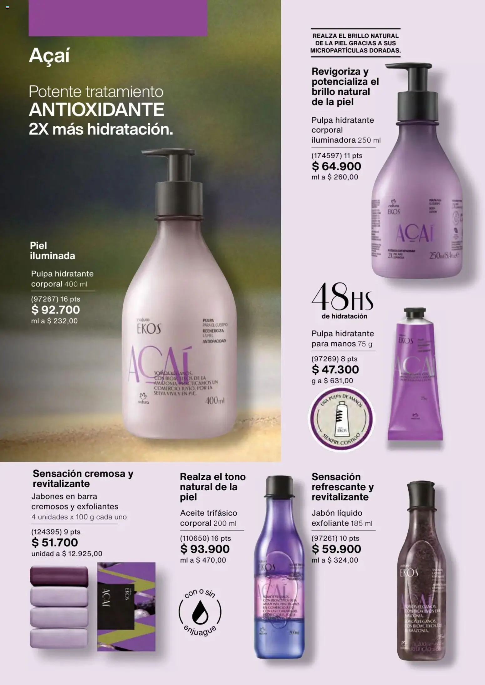 Natura revista - valida desde el 13.11.2025 | Página: 132 | Productos: Jabón líquido, Brillo, Jabón, Aceite