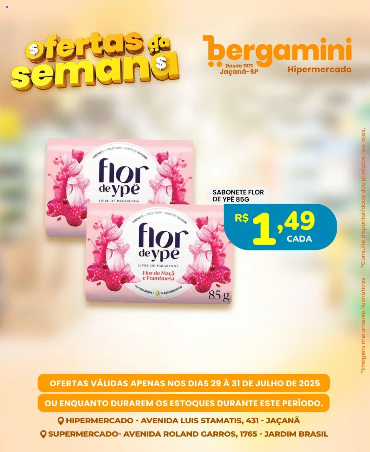Supermercado Bergamini Folheto - válido de 29.07.2025 | Página: 13 | Produtos: Sabonete