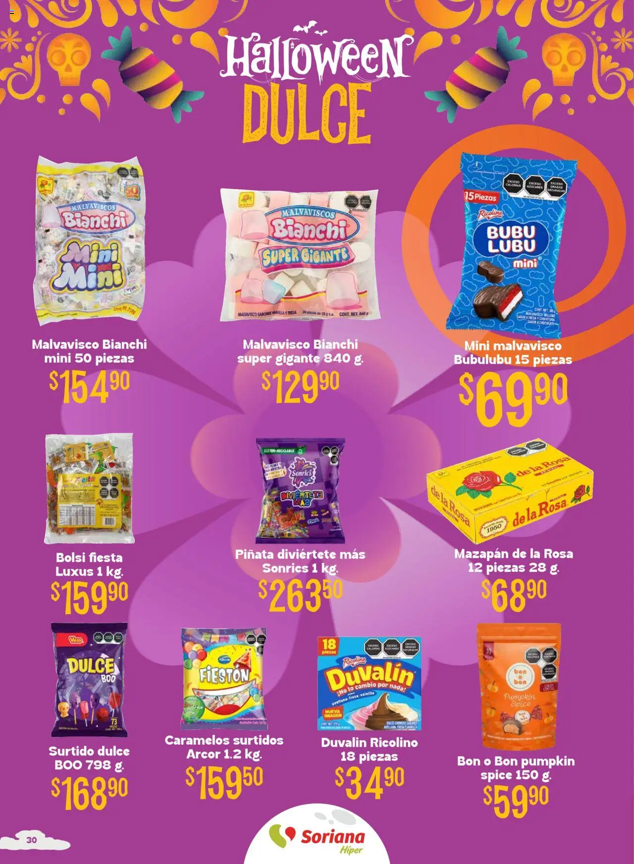 Nuevas ofertas de Soriana válidas en toda la República Mexicana desde el 25.09.2025. ¡Encuentra las mejores ofertas en Soriana - Halloween y Día de Muertos Híper Nacional! | Página: 30 | Productos: Fresa