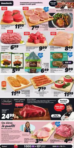 Preview of IGA weekly flyer / circulaire from shop IGA valid from 19.03.2026 | Page: 4 | Products: Beef, Chicken breasts, Chicken, Pork