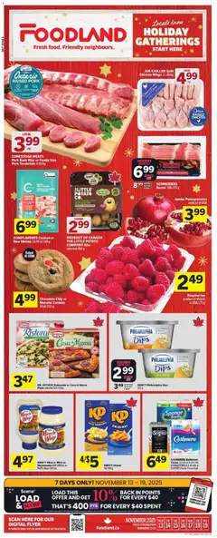Preview of Foodland weekly flyer / circulaire from shop Foodland valid from 13.11.2025