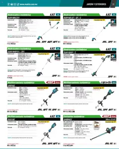Nuevas ofertas de Makita válidas en toda la República Mexicana desde el 17.04.2024. ¡Encuentra las mejores ofertas en Makita catálogo ! | Página: 77 | Productos: Lentes, Cargador, Batería, Llave