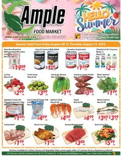 Preview of Ample Food Market weekly flyer / circulaire from shop Ample Food Market valid from 08.08.2025