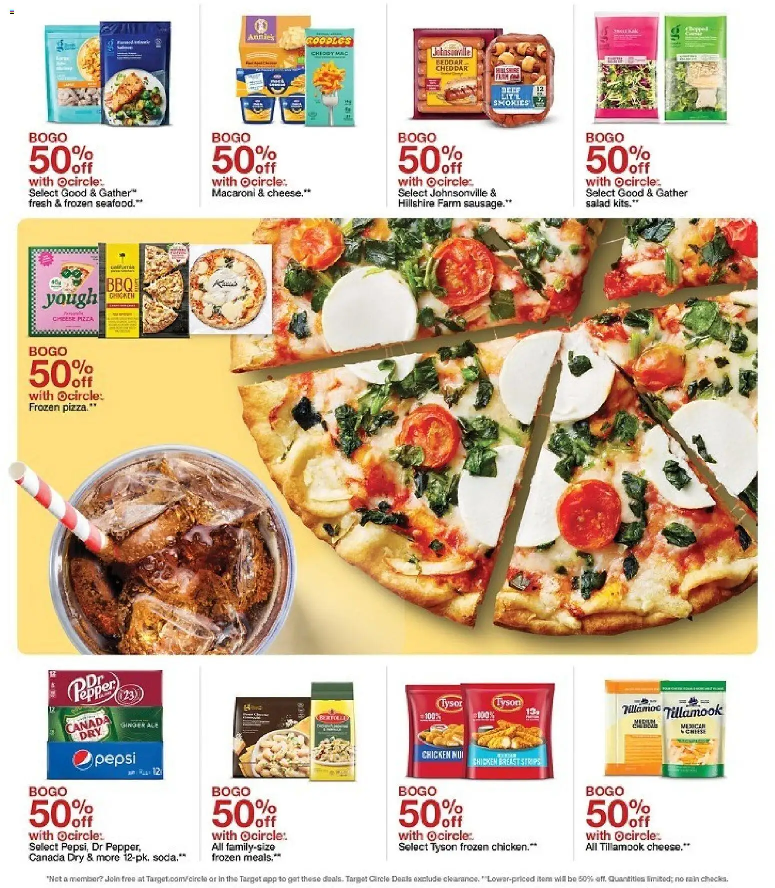 Target Weekly Ad - valid from 15.03.2026 | Page: 4 | Products: Cheese, Pizza, Salad, Seafood