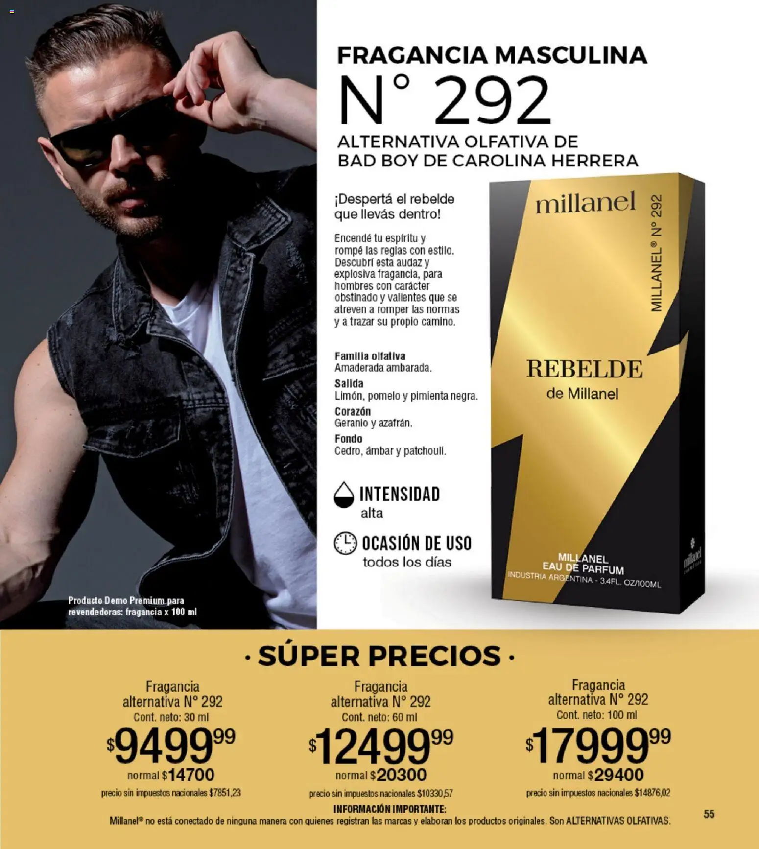 Millanel - Catálogo │ válido desde el 05.01.2026 | Página: 55 | Productos: Fragancia, Pimienta, Pomelo
