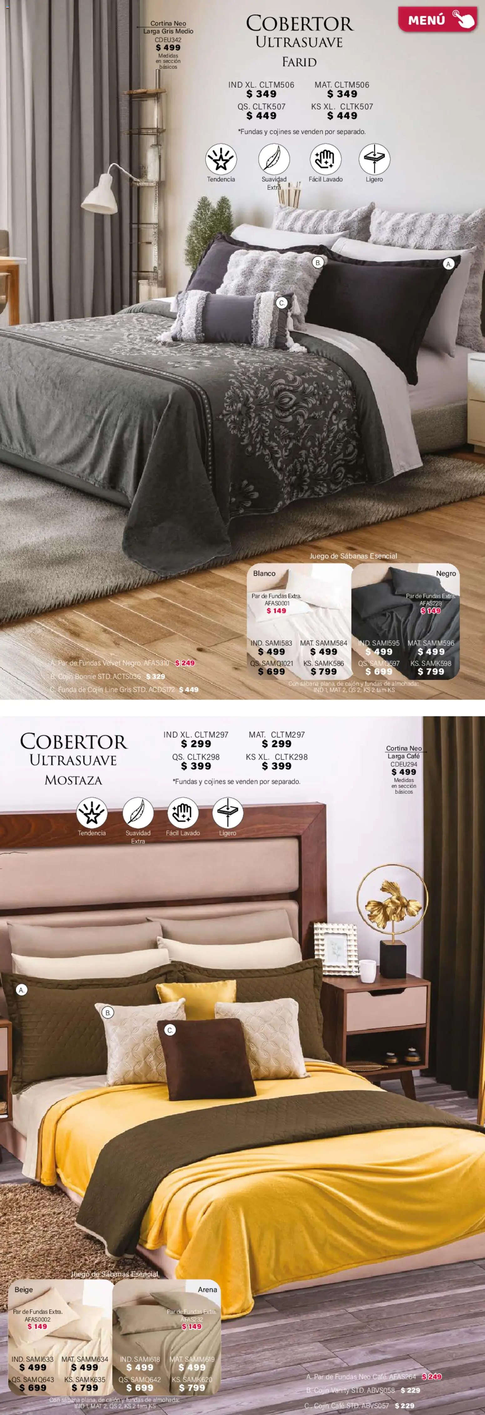 ¡El último » catálogo de Colchas Concord para Abril « está aquí! Descubre las SUPER OFERTAS. | México