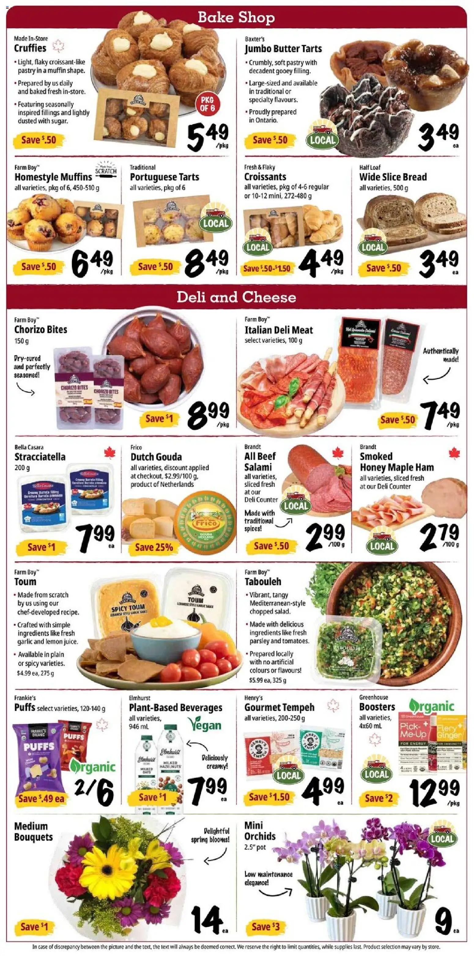 Farm Boy flyer valid from 23.04.2026 | Page: 3 | Products: Case, Butter, Salami, Ham