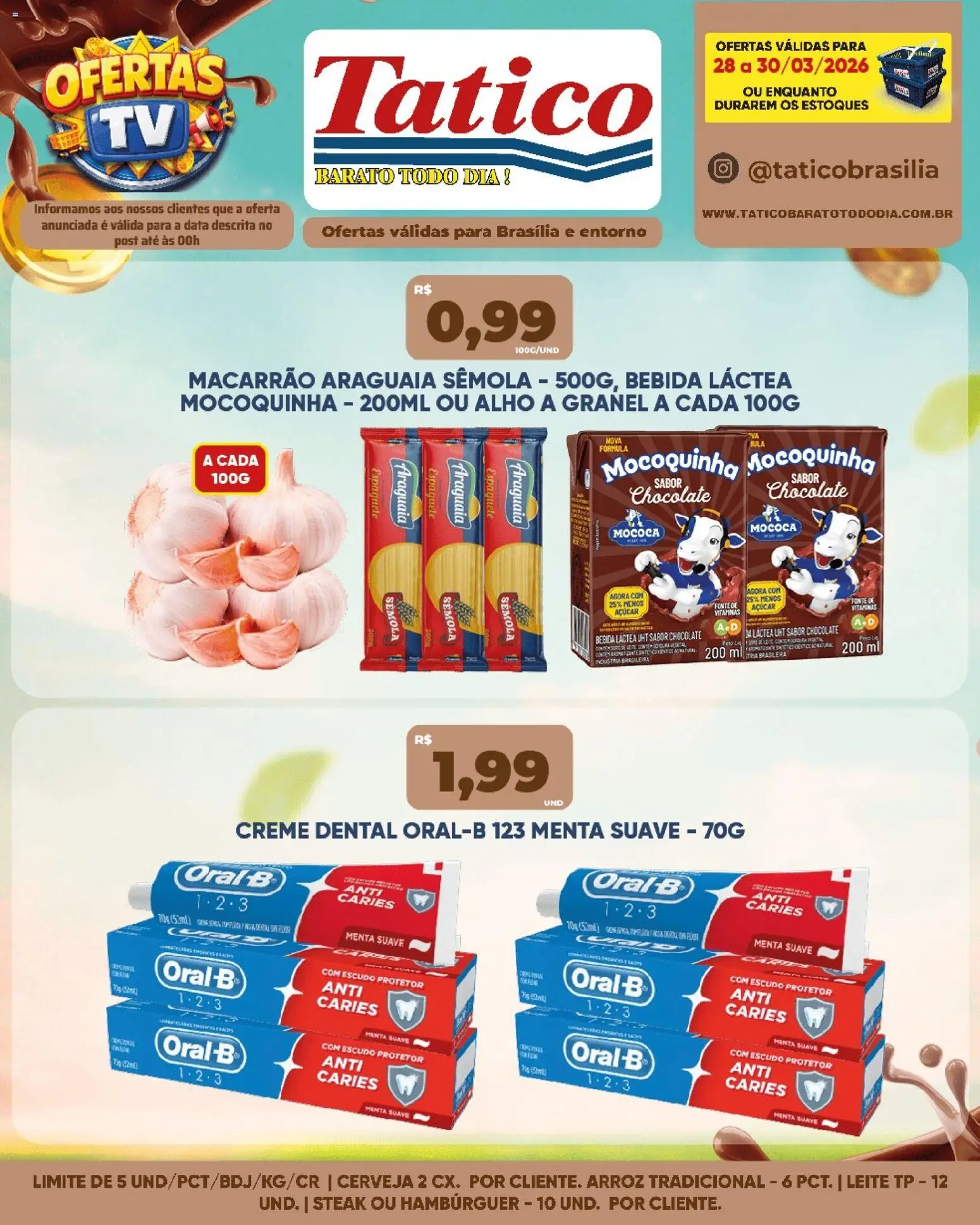 Tatico Folheto - válido de 30.03.2026 | Página: 5 | Produtos: Leite, Cerveja, Creme, Bebida