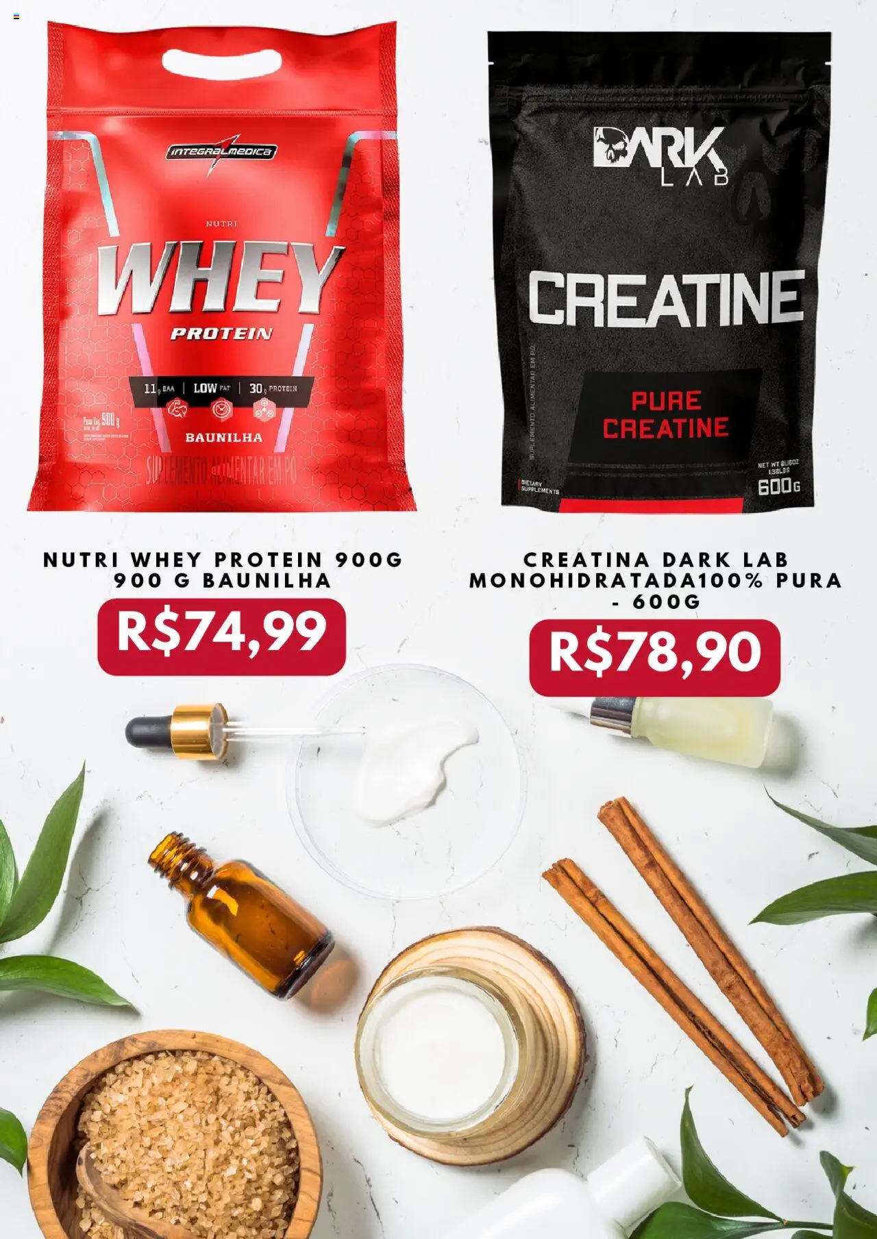 Droga Raia Folheto - válido de 04.08.2025 | Página: 4 | Produtos: Creatina, Pó, Whey protein