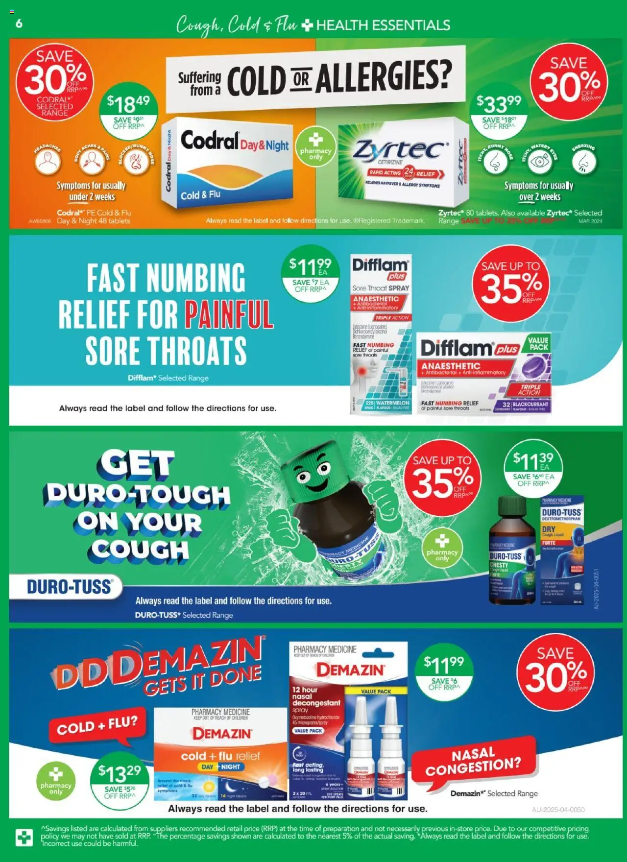 Terry White catalogue - valid from 31.07.2025 | Page: 8 | Products: Watermelon, Clock, Tablets, Allergy